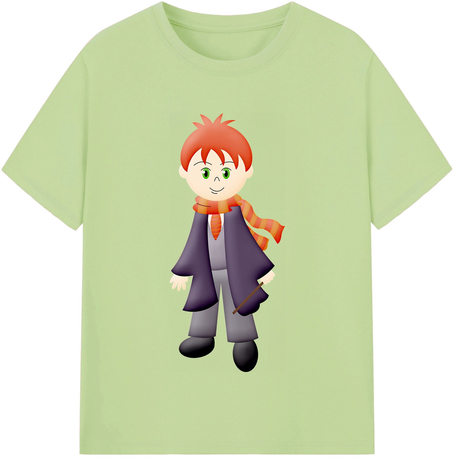 （画像用） Harry Potter ハリー・ポッターシリーズ 綿100％半袖Tシャツ（フロントプリント）